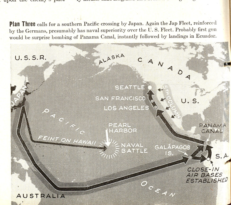 Illustration for article titled Maps from 1942 of the never-was Nazi invasion of North America